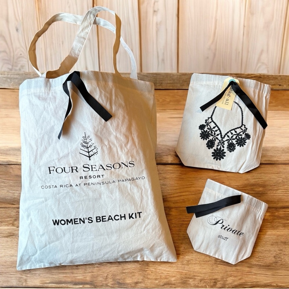 Four Seasons Cotton Bag Set - Picture 4 of 10